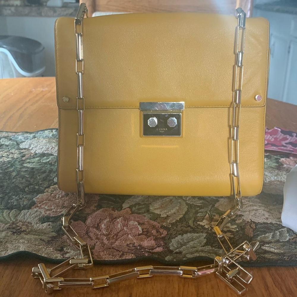 Luana Italy Leather Crossbody Bag NWOT